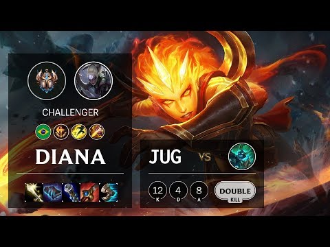 Diana Jungle vs Hecarim - BR Challenger Patch 10.10
