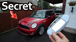 MINI COOPER SUN VISOR VANITY MIRROR COMMON PROBLEM EASY FIX!