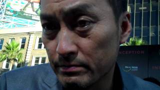 Кен Ватанаби на премьере фильма "Начало"