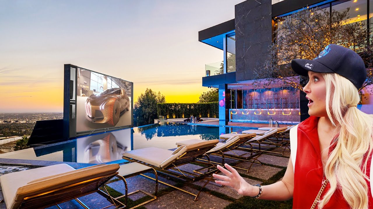 This Mega Mansion has a Supercar Elevator!