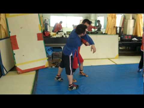 サンボ　パンチを打つような倒し方1　SAMBO　Самбо