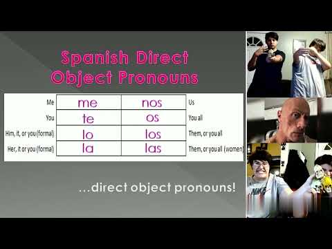 Direct Object Pronoun Song (David and Adam's version of "Bad Sentence" by Señorita Colbert)ft. Davyn