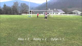 preview picture of video 'FOOT - Match 1 best moments - Alex VS Rémy VS Dylan'