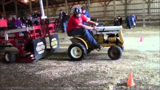preview picture of video 'Chesterville Lawn Tractor Pull Part 2'