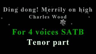 Ding Dong Merrily On High Tenor Part
