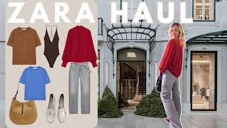 ZARA HAUL and TRY-ON | Capsule Wardrobe STAPLES
