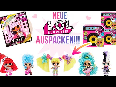 NEUE LOL Surprise REMIX Hair Flip und OMG Puppen auspacken 😍 LOL Surprise Crew Remix Musikvideo