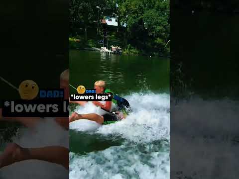 He literally became a HUMAN SURFBOARD! 🤯🏄‍♂️