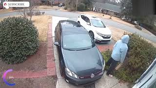 Caught on Doorbell Camera: Who Is She Looking For?