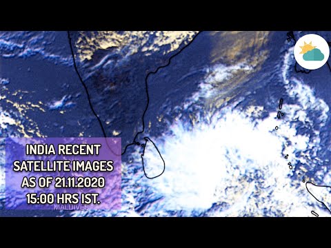 Recent Satellite Images - 21.11.20, 15:00 IST - Invest 97B Forms, Invest 95A Now A Deep Depression.