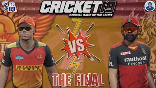 Most Intense Final Ever 😲 - 2016 SRH vs RCB? - T10 IPL 2021 Cricket 19 - RahulRKGamer