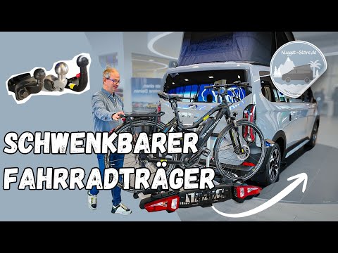 Ford CamperVan Accessories: Swivel bike rack module for the new Nugget V710, Transit & more!