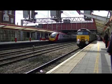 The Statesman with 57313 and 57316 at Crewe 21/06/14