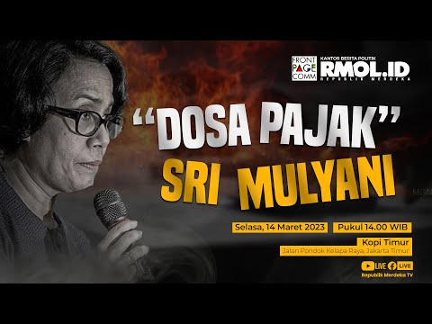 FRONT PAGE COMMUNICATION - DOSA PAJAK SRI MULYANI