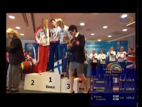 Rewarding - European Masters Women's Bench Press Championships Masters 1