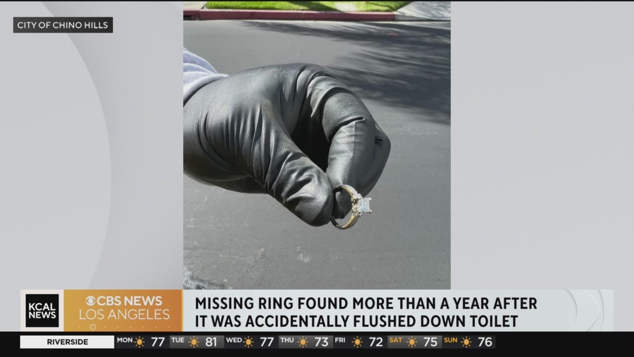 Lost engagement ring found a year later