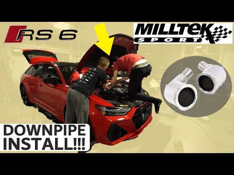 Audi C8 RS6 Milltek Catted Downpipe Upgrade