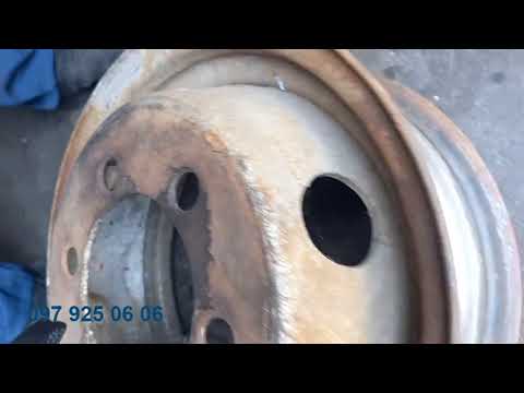 Диск колёсный б.у спарка R14 Ford Transit 2.5 D дизель / шкворневой Форд Транзит 1986-1991 - фото 1 - id-p509366770