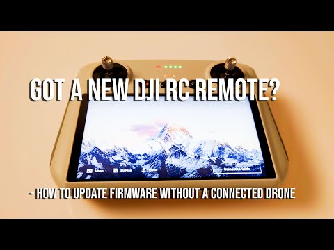 Got a New DJI RC Controller? How to Update its Firmware Without a Drone Connected