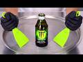Monster Energy M3 Extra Strength Ice Cream Rolls Satisfying Visual ASMR