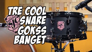 Video thumbnail for Tré Cool Snare GOKSS Banget | SJC Tré Cool "Black Mamba" Signature Snare 14x6,5 by Chordozora Anugerah Perkasa