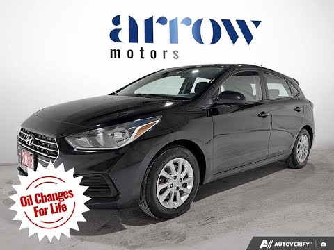 2019 Hyundai Accent 5 Door Preferred Auto in White for sale at Arrow Motors in Aylmer, ON