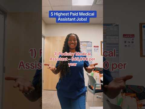 HIGHEST PAID Medical Assistant Jobs | NURSING STUDENTS