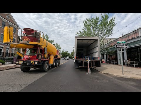 Downtown Princeton, Nassau Street 11 min drive, 4K. July 2025 Drive Tour. Princeton University, NJ. 