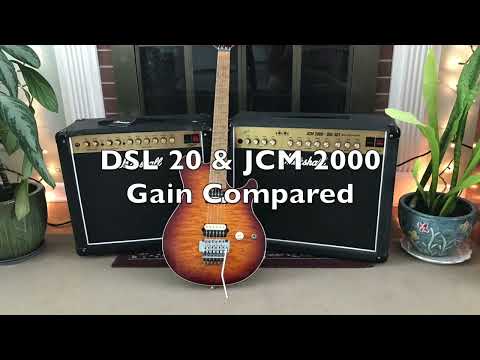 Marshall DSL & JCM - Gain Channel Compared
