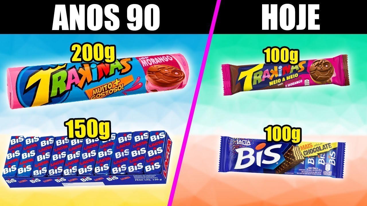 Produtos que Ficaram MENORES e vc não Percebeu!