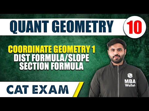 Coordinate Geometry 1 | Quant Geometry L10 | CAT 2024 | MBA Wallah