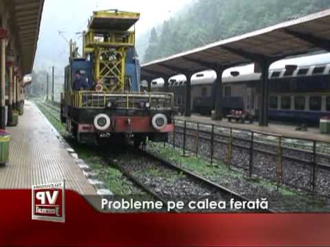 Probleme pe calea ferată