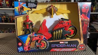Spider-Man No Way Home Jet Web Cycle Review Integration Suit Motorcycle Set Hasbro Iron Spider Basic