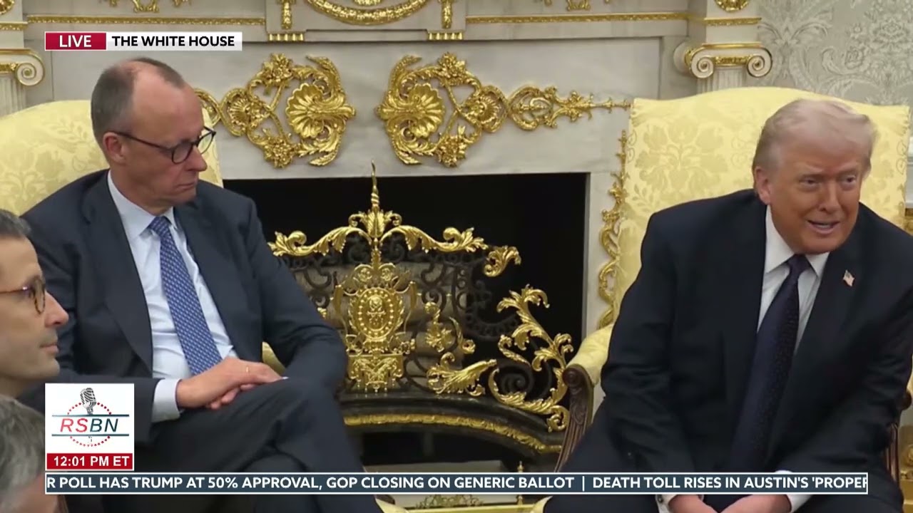 FULL SPEECH: President Trump and German Chancellor Mertz Hold a White House Meeting - 03/03/26