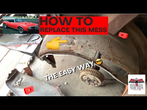 1968 Firebird or Camaro outer wheel well replacement….the easy way 😎