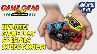 Sega Game Gear Micro Update! Game List Revealed, Specs & More!