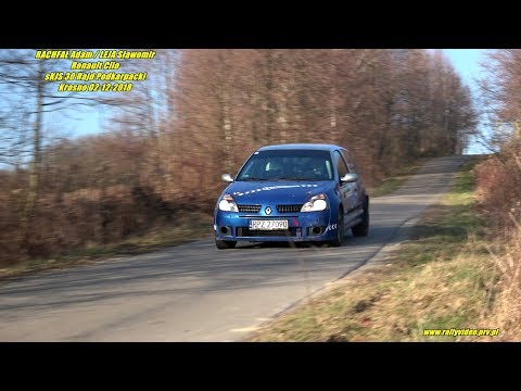RACHFAŁ Adam / LEJA Sławomir - Renault Clio - sKJS 30 Rajd Podkarpacki Krosno 02-12-2018
