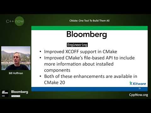 Keynote: CMake: One Tool To Build Them All - Bill Hoffman [CppNow 2021]