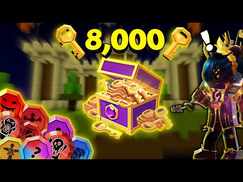 Spending 8,000 KEYS In Bedwars || Blockman Go ||