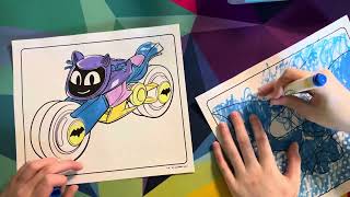 BATWHEELS Mess Free Coloring Pages! 🦇