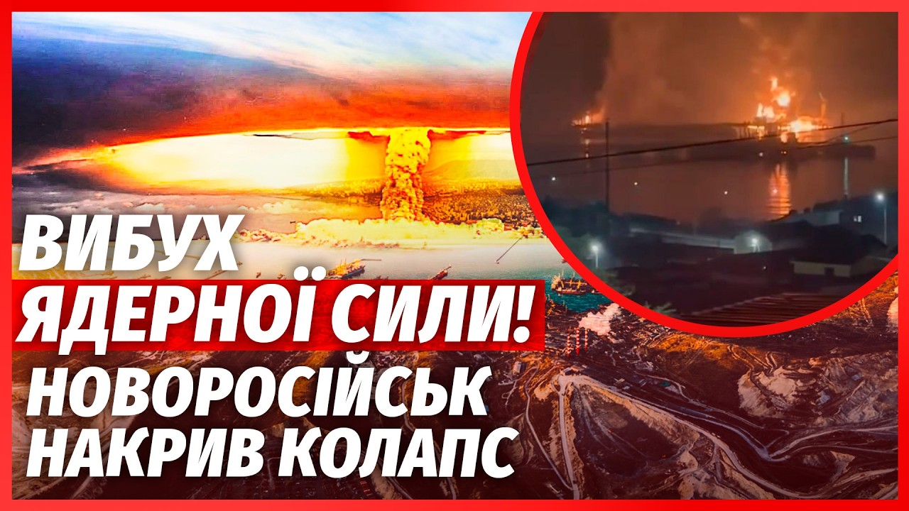 🔴АПОКАЛІПСИС в РФ! Палає ПОРТ і ТЕРМІНАЛ НАФТИ. Таких ВИБУХІВ ще не було. Вог