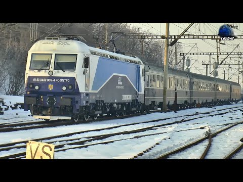 Trenurile Dimineții în Gara Apahida 🚊❄🚄 Morning Trains in Apahida Railway Station - 20 January 2026