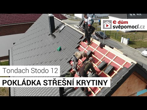 Pokládka střešní krytiny TONDACH
