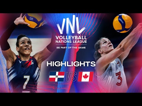 🇩🇴 DOM vs. 🇨🇦 CAN - Highlights | Week 1 | Women's VNL 2024