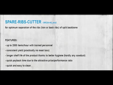 Spare ribs cutter - SRC34-H5_evo2