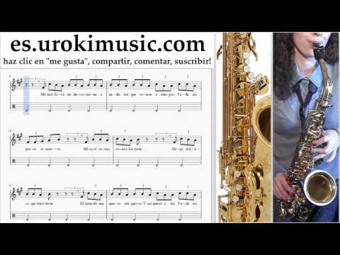 Como Tocar Saxofon (tenor) J. Balvin, Willy William - Mi Gente Tablatura Parte#2 um-i927