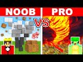 NOOB vs PRO: TORNADO HOUSE BUILD CHALLENGE in Minecraft