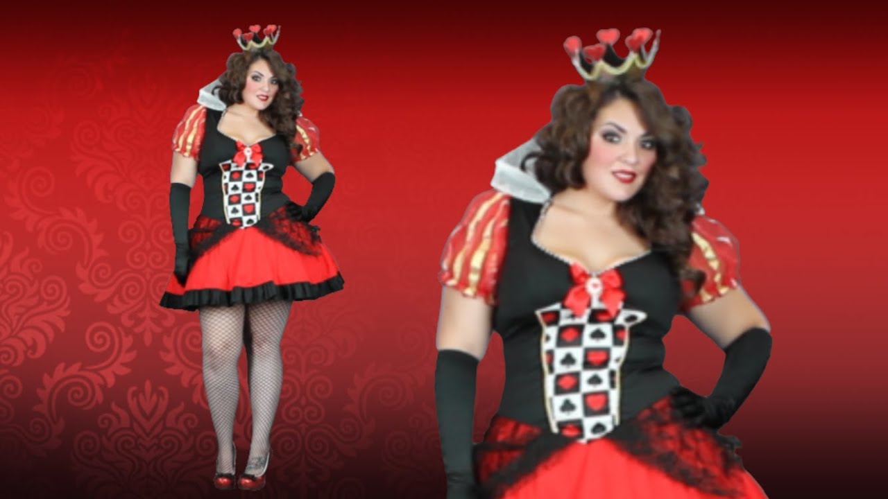 Plus Size Sexy Red Queen Costume
