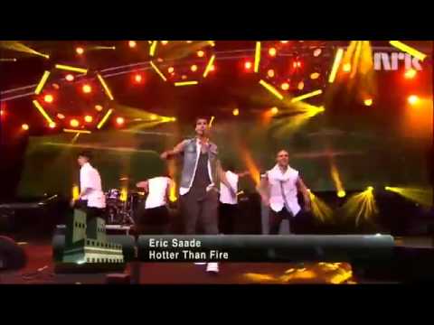 Eric Saade - Hotter Than Fire ft. DEV Live @VG-Lista in Oslo (29.06.2012)