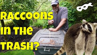 The Only Guaranteed Way To Keep Raccoons Out Of Your Garbage | Trash Bandit Proof
